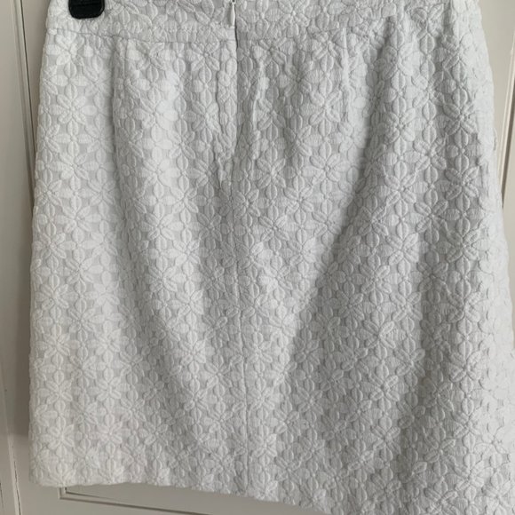 Banana Republic white pencil mini skirt size 0 - Picture 2 of 4